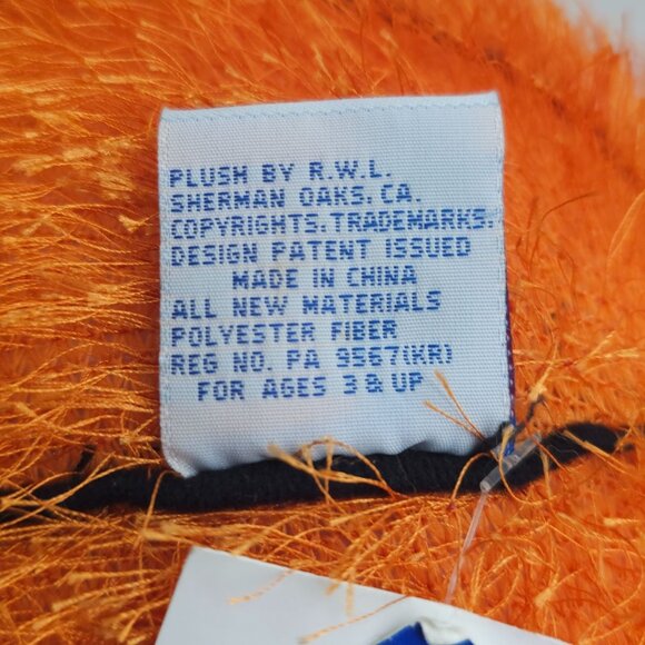 Los Angeles Lakers Plush Basketball Orange Bouncy Vintage Collectible Toy - Picture 5 of 5